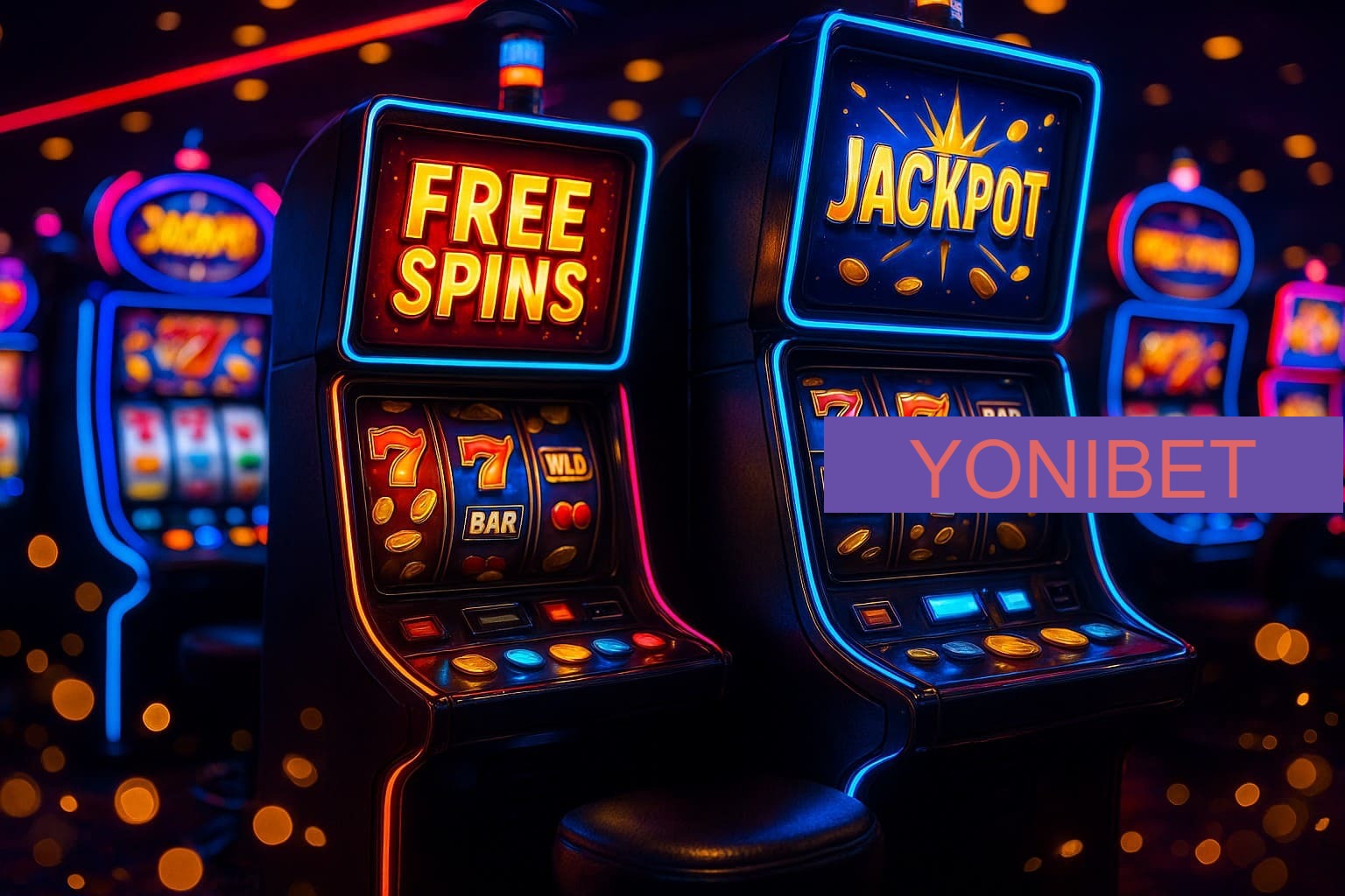 Diversos jogos de caça-níqueis